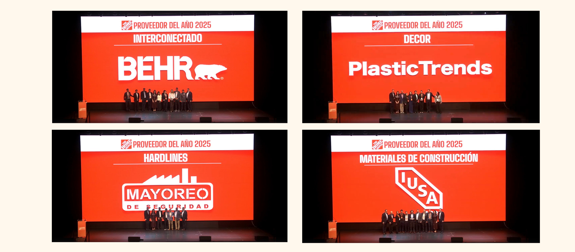 Proveedores del año