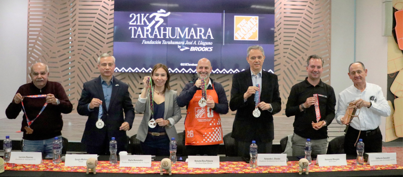 Rueda de prensa Carrera 21K Tarahumara - The Home Depot 2026