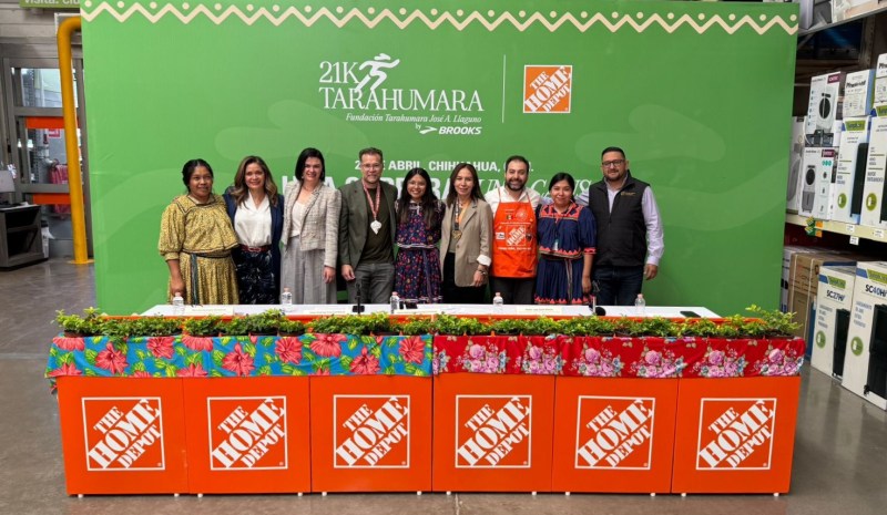 Rueda de prensa para el anuncio de lanzamiento de la nueva edición de la Carrera 21K Tarahumara - The Home Depot by Brooks, en Chihuahua