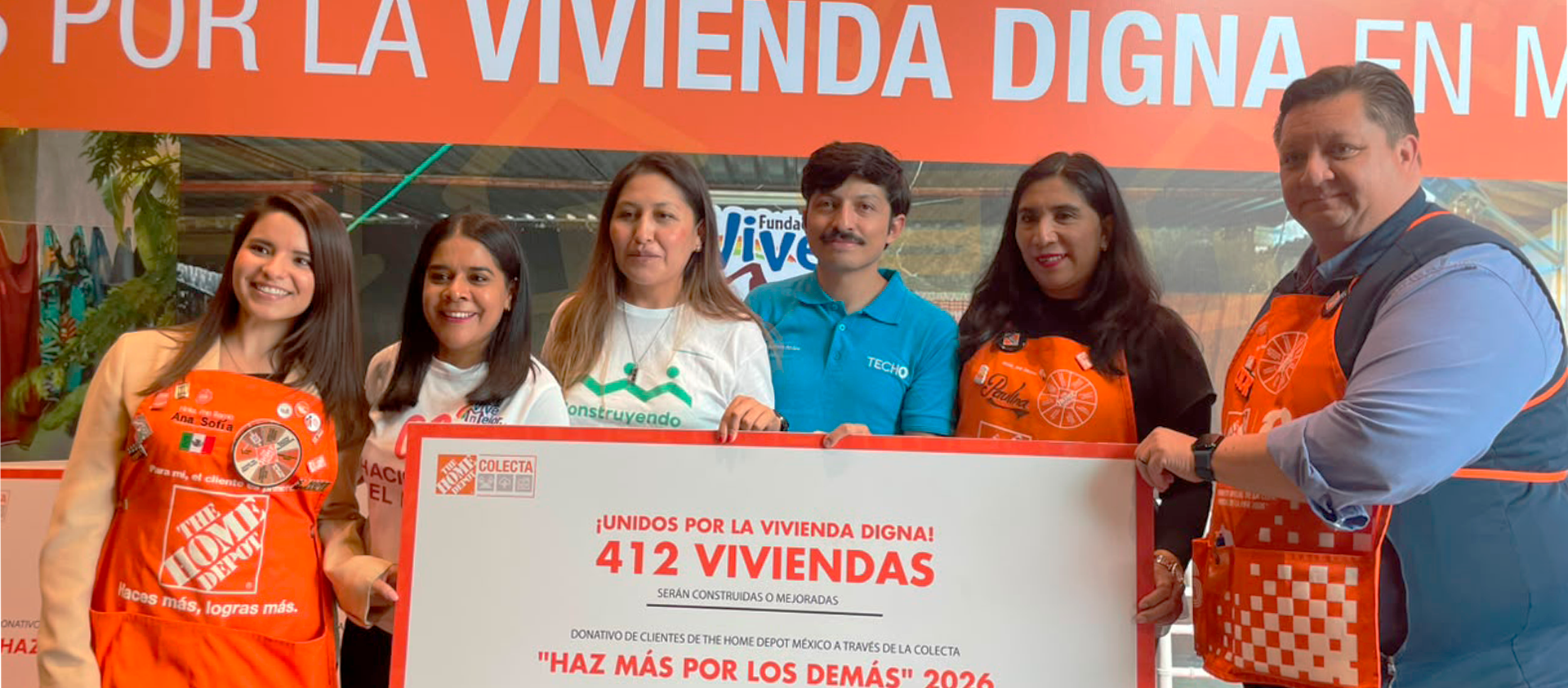Colecta II de The Home Depot impulsa la vivienda digna.